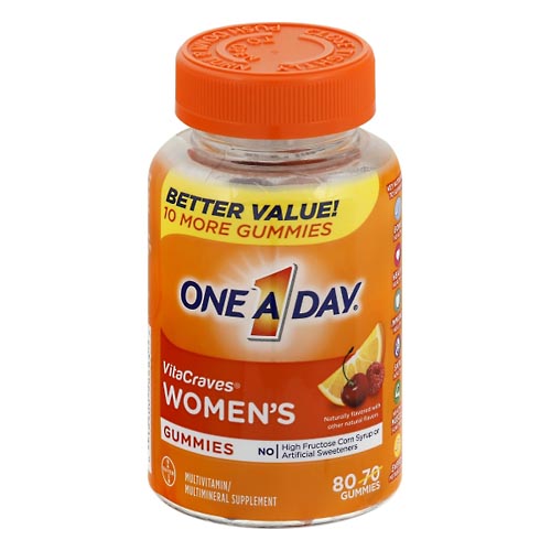 Image for One A Day Multivitamins, Women's, Gummies,80ea from PAX PHARMACY