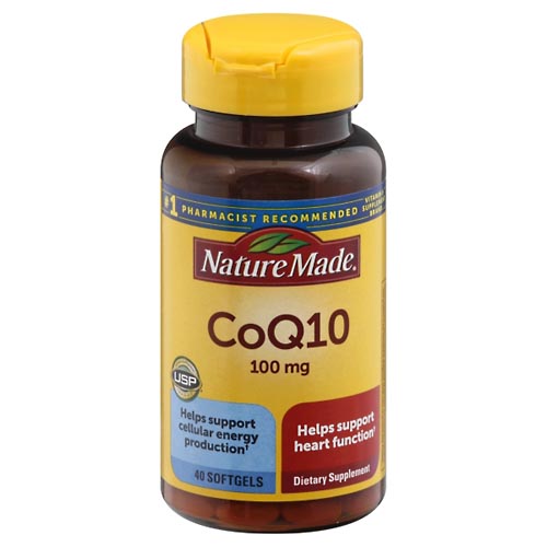 Image for Nature Made CoQ10, 100 mg, Softgels,40ea from PAX PHARMACY