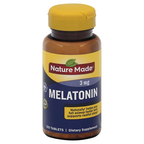 Image for Nature Made Melatonin, 3 mg, Tablets,120ea from PAX PHARMACY