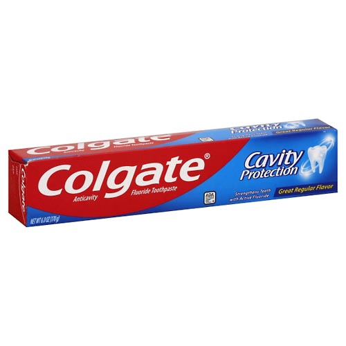 Image for Colgate Fluoride Toothpaste, Anticavity, Great Regular Flavor,6oz from PAX PHARMACY