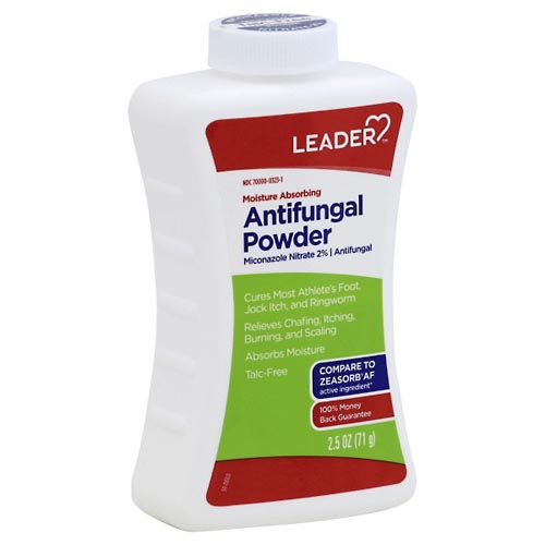 Image for Leader Antifungal Powder, Moisture Absorbing,2.5oz from PAX PHARMACY