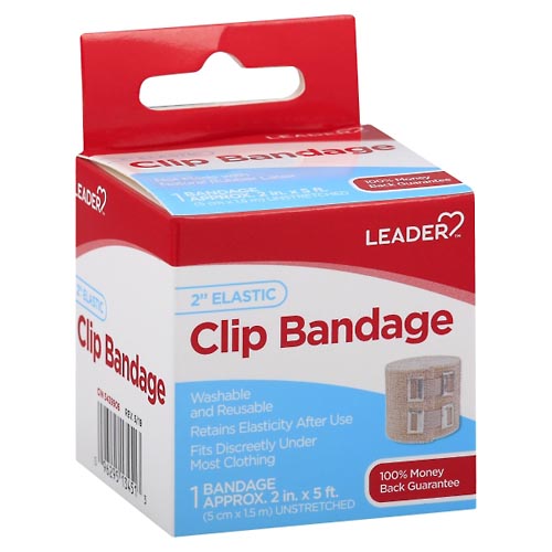 Image for Leader Clip Bandage, Elastic, 2 Inch,1ea from PAX PHARMACY