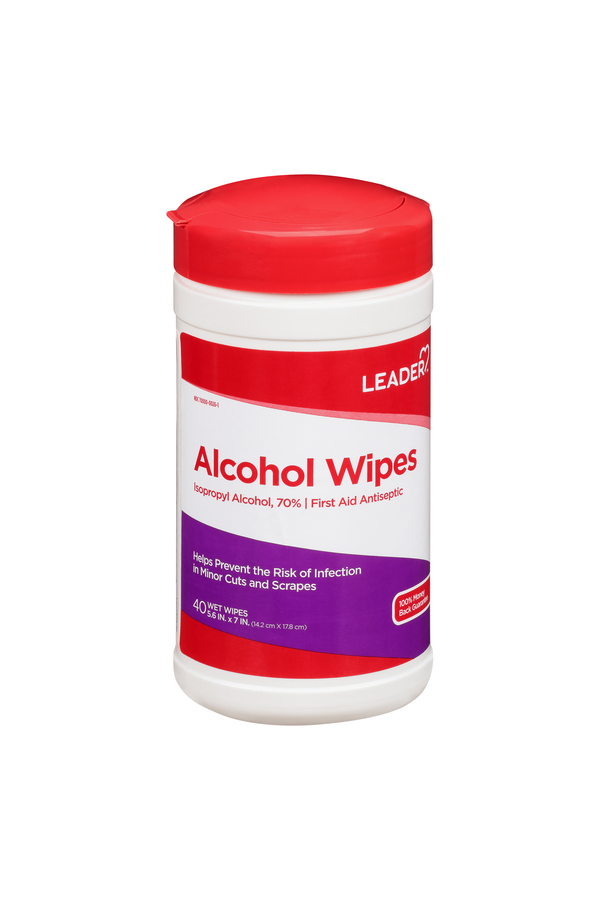 Image for Leader Alcohol Wipes,40ea from PAX PHARMACY
