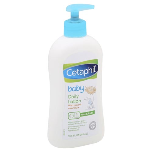 Image for Cetaphil Lotion, Daily, with Organic Calendula,13.5oz from PAX PHARMACY