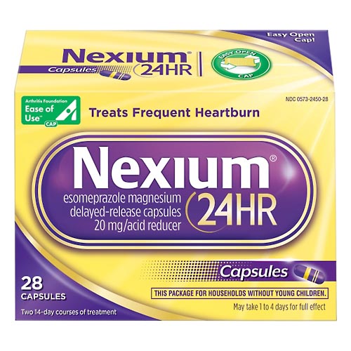 Image for Nexium Acid Reducer, 22.3 mg, Delayed-Release Capsules,28ea from PAX PHARMACY