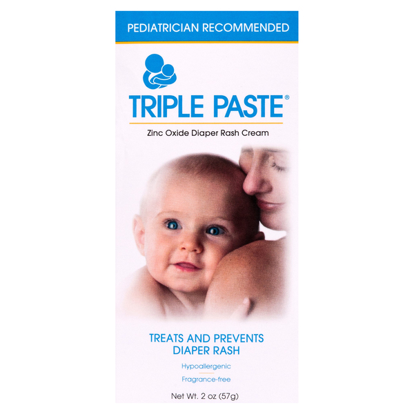 Image for Triple Paste Diaper Rash Cream, Zinc Oxide,2oz from PAX PHARMACY