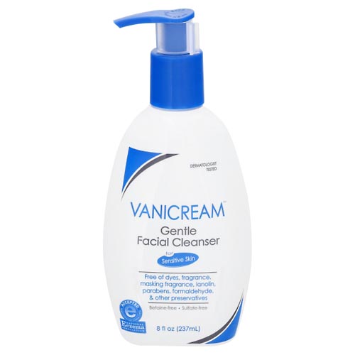 Image for Vanicream Facial Cleanser, Gentle, for Sensitive Skin,8oz from PAX PHARMACY
