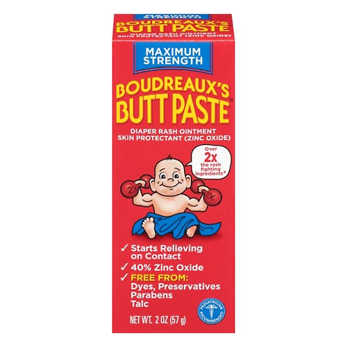 Image for Boudreauxs Butt Paste, Maximum Strength,2oz from PAX PHARMACY